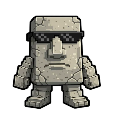 Pixelcraft Moai